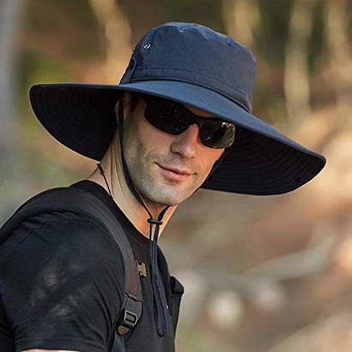 Modni muški sklopivi sunčani šešir vodootporna zaštita od sunca ribarska kapica široka pIMM boonie šešir za ribolov planinarski