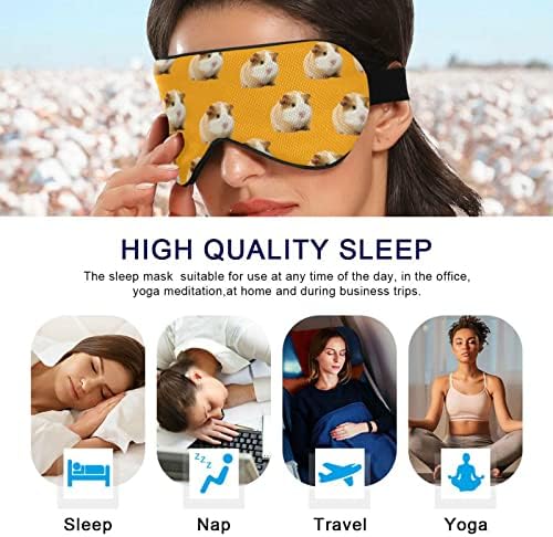 Unisex maska ​​za spavanje oka Slatka maska ​​za spavanje maska ​​za spavanje Udobno pokrivanje nijansi za spavanje očiju