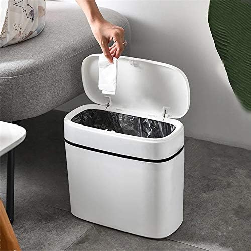 Sxnbh 12l smeće može kućanstvo kupaonica kuhinjski kante za otpad, držač smeća za smeće za smeće za toalet vodootporan uski