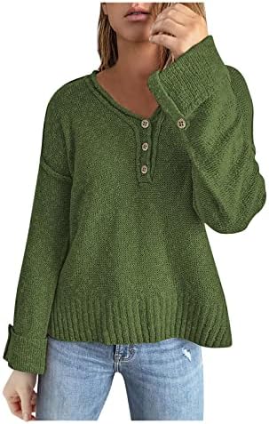 Valentinovo pulover ženske duge rukave moderni plus size Office Fit solid Color Top Jersey vneck