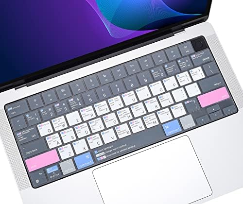 Torbica za tipkovnicu s hotkeys Shortcuts 2022 2023 MacBook Air 13,6 cm sa čipom Apple M2 modeli A2681, MacBook Air 13,6