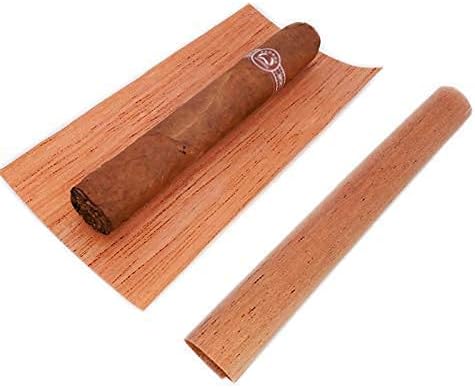 Woho španjolski cedar listovi za cigare humidor, drveni furnir od cedra s drvenim cigara pepeljara za vanjski popločani dio