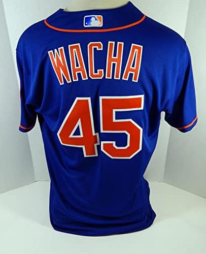 2020. New York Mets Michael Wacha 45 Igra izdana Blue Jersey 46 DP15325 - Igra korištena MLB dresova