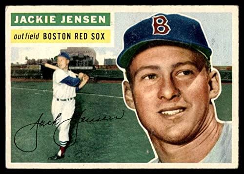 1956. Topps 115 Gry Jackie Jensen Boston Red Sox VG/Ex Red Sox