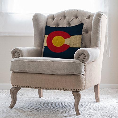Muslion Vintage Jastuk za zastavu u Colorado, OBJEKLJUČNI PILOK PILOK PILOW PILOW PUTOVNI PUTOVANJI PUTOVANJE ZA KAOCH/DAFA/SPASENJE/DIJELO