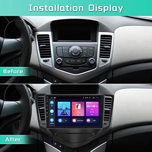 Auto stereo 2 + 32G Android 11 za Chevrolet Chevy Cruze 2009-2015 s bežičnim Apple Carplay Android Auto, 9-inčni zaslon osjetljiv