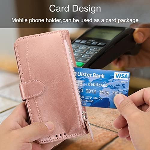 Slučajevi za pametne telefone 2 u 1 novčaniku kompatibilni s Xiaomi 12 Pro, Multi-Card Pakeper Wallet Telefon kućište kože