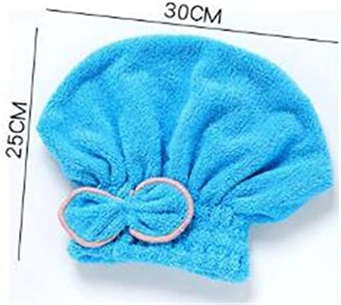 Lysldh Coral Fleece suhe kapu za kosu upija i lagano suho luk za tuširanje poklopca kupaonice brisanje kapica za glavu