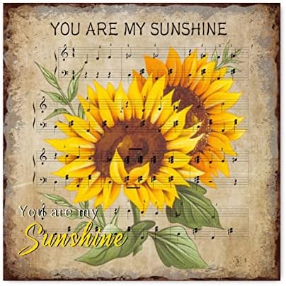 Evans1nism ti si moje sunčeve drvene znakove suncokret cvjetni drveni plak natpis Divlje cvjetove ukrasni kućni zid umjetnost