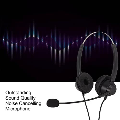 Slušalice za slušalice ACOGEDOR CALL CENTER 3,5 mm lakat Binaural Cord Telephone slušalice s/uklanjanje buke Mute MIC Podržava