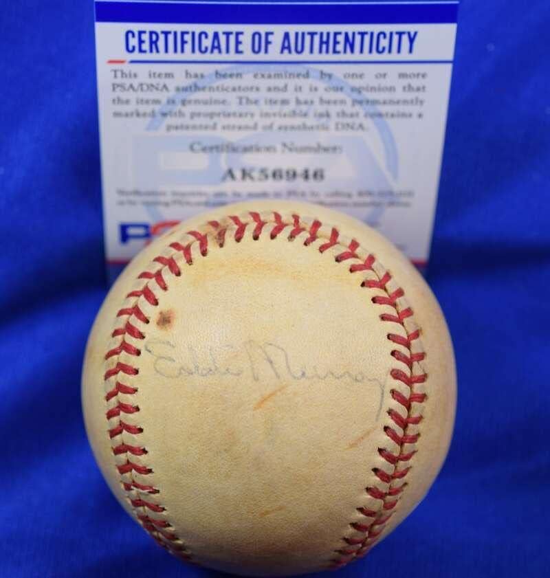Eddie Murray Cal Ripken Jr PSA DNK Autogram 1985 All Star Game potpisan bejzbol - Autografirani bejzbol