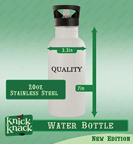 Knick Knack pokloni BridMment - boca vode od nehrđajućeg čelika od 20oz, srebro