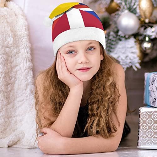 Božićni šešir sa skandinavskom zastavom personalizirani šešir Djeda Mraza smiješni Božićni ukrasi