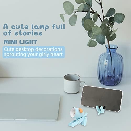 Noćna svjetiljka Stolna svjetiljka slatki mali držač telefona u obliku psa / Jelena Mini LED prijenosni dekor za čitanje