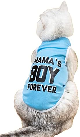 Majice za pse, majice za mame i dječake, Majice za pse i mačke, majice za štenad, prozračna odjeća za kućne ljubimce s natpisima