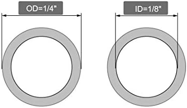 UxCell silikonska cijev 1/8 inča Id x 1/4 inča OD x 16,4 stopa visoka temp cijev cijevi