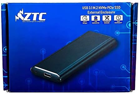 Telo ZTC M. 2 NVMe PCIe USB 3.1 Type-C velike brzine prijenosa podataka 10G do 1200 MB/s Model: ZTC-EN010-BK