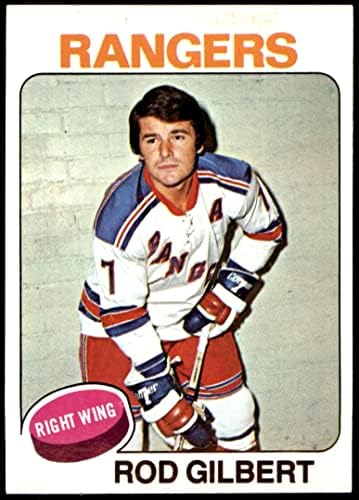 1975. Topps 225 Rod Gilbert New York Rangers-Hockey NM/MT Rangers-Hockey