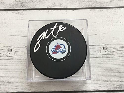 Hokejaški pak Colorado Evelanche s autogramom Spencera Martina mumbo-a-NHL Pakovi s autogramima