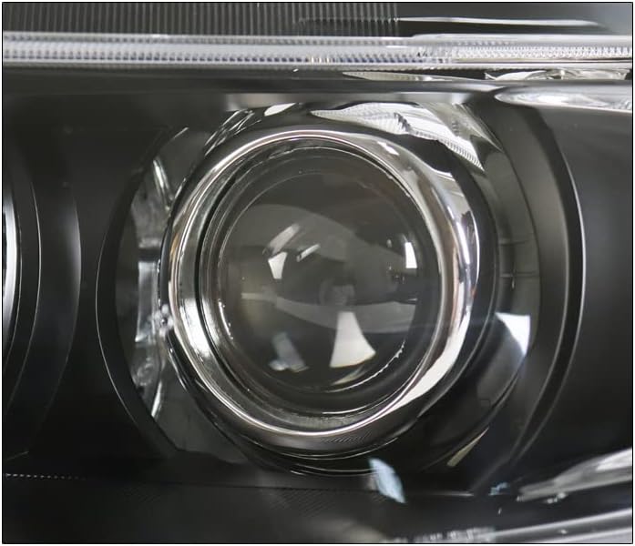 Prednja svjetla projektora u crnoj boji S 6-inčnim plavim LED prednjim svjetlima za izdanje u 2009-2014