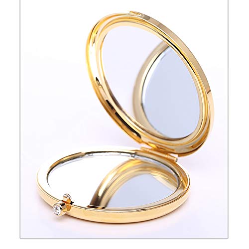 Okruglo prijenosno ogledalo za šminkanje Sklopivo prijenosno za slanje dame rođendanskog poklona malo ogledalo od 91 inča