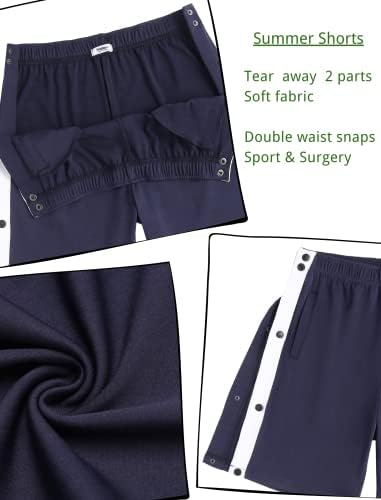Wataxii suze kratke hlače za muškarce nakon operacije Prilagodljive odjeće Brzo suho pucanje labave kratke hlače
