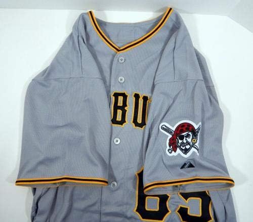 2015 Pittsburgh Pirates Casey Sadler 65 Igra izdana Grey Jersey Pitt33193 - Igra korištena MLB dresova