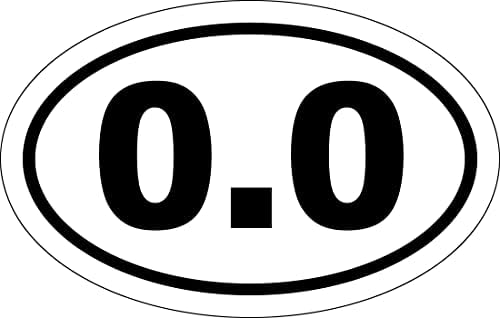 * Ovalni euro automobil magnet 0,0 maratona trkač ne pokreće naljepnicu magnetskog odbojnika