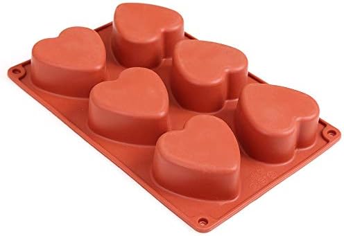 HOMEDGE SRCE SRCE SRCE SRCE SRCE, 3 pakiranja kalupa za oblik srca za izradu ručno izrađenog sapuna, čokolade, svijeće sapuna