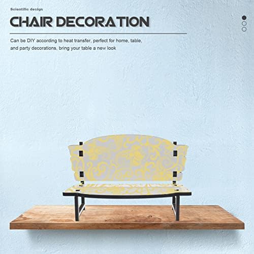 Toyandona Sublimation prazna Memorijalna klupa, drvena sublimacijski ukrasi praznine sublimacijske klupske stolice dekor