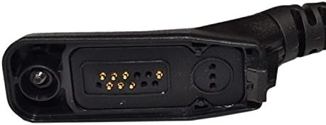 Slušalica-slušalica HQRP G-oblika s mikrofonom PRITISNI za razgovor, u skladu s Motorola XPR6350, XPR6380, XPR6500, XPR6550