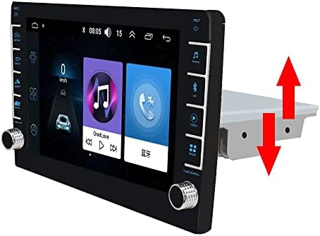 Dvostruki DIN automobil stereo s rezervnom kamerom, GPS navigacija za automobil, 9 inčni HD kapacitivni zaslon osjetljiv