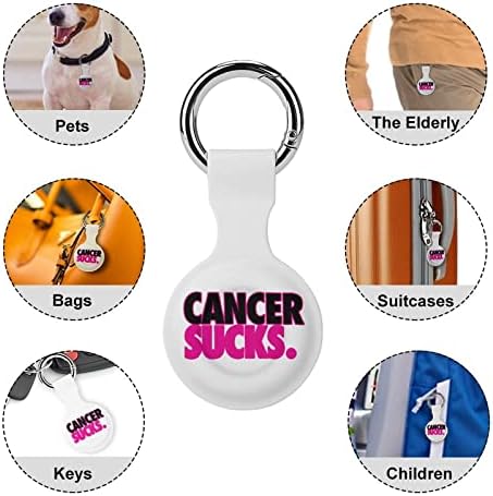Rak sranje Zaštitna torbica kompatibilna s privjeskom za ključeve, lokator protiv gubitka, silikonski držač novčanika, ogrlica
