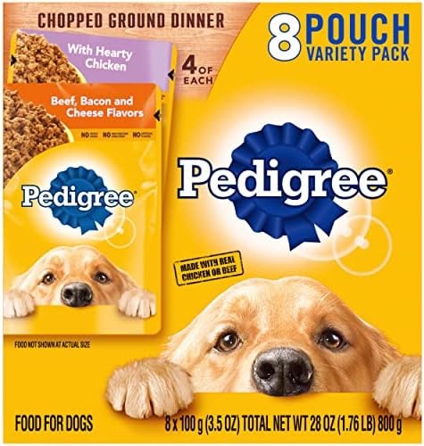 Raznovrsno pakiranje meke mokre hrane za pse za odrasle, 3,5 oz-8 porcija