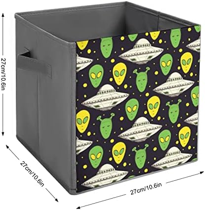 Vanzemaljci i NLO - i velike kubične kutije za odlaganje sklopiva platnena kutija za odlaganje ormar organizator polica