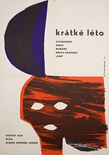 Kratko je ljeto 1963. češki plakat A1