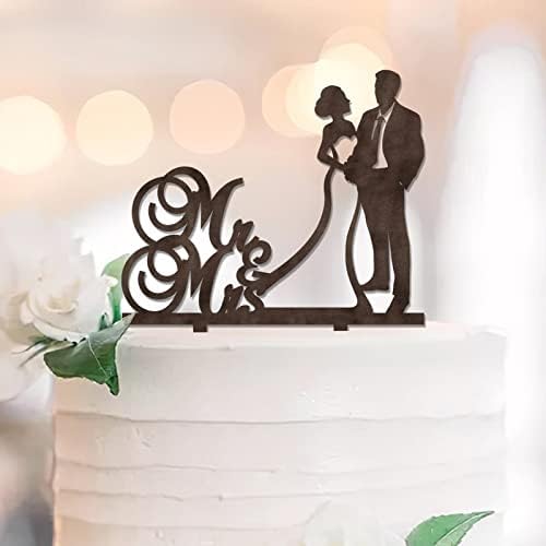 Rustikalni vjenčani torti Toppers Personalizirana zemlja za parove za zaručničku mladenku koja će biti favorizirana za svadbeni