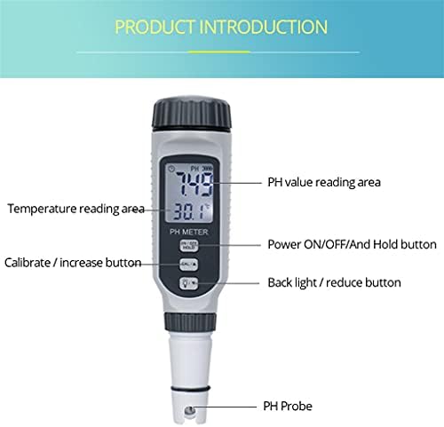 ZYZMH Profesionalna olovka tipa PH Metar prijenosni pH tester kvalitete vode Acidometar za akvarij kiseli metar PH PH Metar