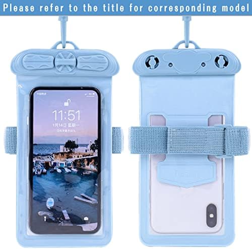 Vaxson futrola telefona, kompatibilna s JVC KW-V250BT vodootporna vreća za suhu vrećicu [ne zaslon zaštitni film] Blue