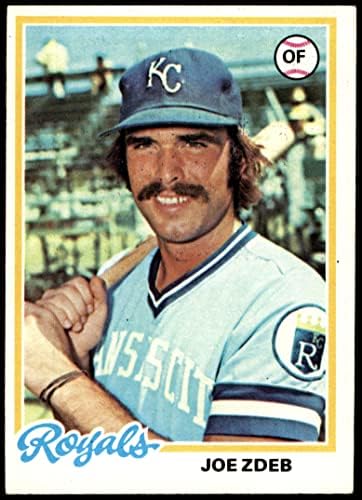 1978. Topps 408 Joe Zdeb Kansas City Royals Dean's Cards 5 - Ex Royals