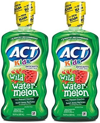 ACT Kids Antikavity Fluorid ispiranje, divlja lubenica, 16,9 unce