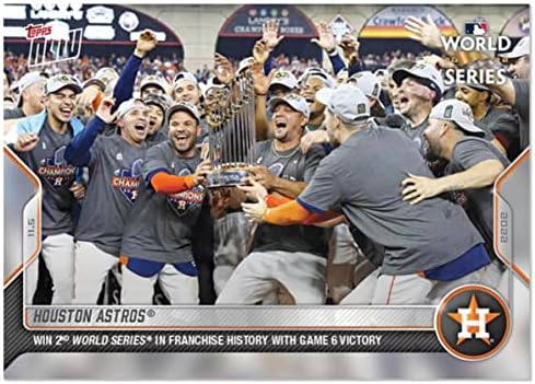 2022. Topps sada Houston Astros Svjetski prvaci 1160 - Tim koji je slavio nakon što je osvojio 2. MLB World Series u povijesti