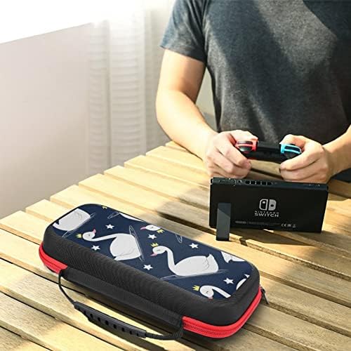 Crtani labud prekidač za nošenje kompatibilno s Nintendo Switch Zaštitni prijenosni torbica s 20 igrača s 20 igrača