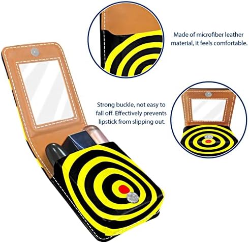 Cilj žuti krug mini ruž za usne torbica s ogledalom za novčanik prijenosni držač torbica organizacija