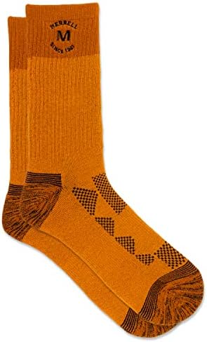 Merrell Muška i ženska moaba planinarenja čarapa za jastuke srednje težine - unisex coolmax upravljanje vlagom i podrška