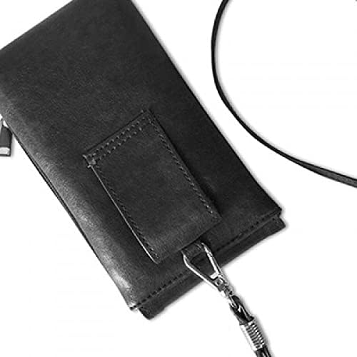 Gana Afrika National Emblem Telefon Telefon torbica za visenje mobilne vrećice Crni džep