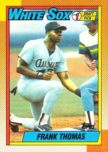 1990. Topps Baseball 414 Frank Thomas Rookie Card