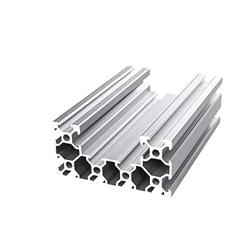Linearna tračnica od 4080 inča: 38,58 inča / 980 mm Europski standardni aluminijski ekstruzijski profil, anodizirani srebrni