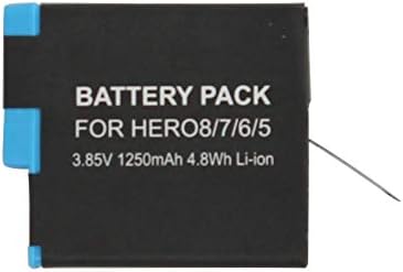 2-pack AHDBT-801 Zamjena baterije za GoPro Hero 7 HD Silver kamera-Kompatibilno sa SPJB1B Potpuno dekodiranom baterijom