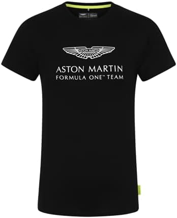 F1 Aston Martin muški esencijalni logo majica, crna